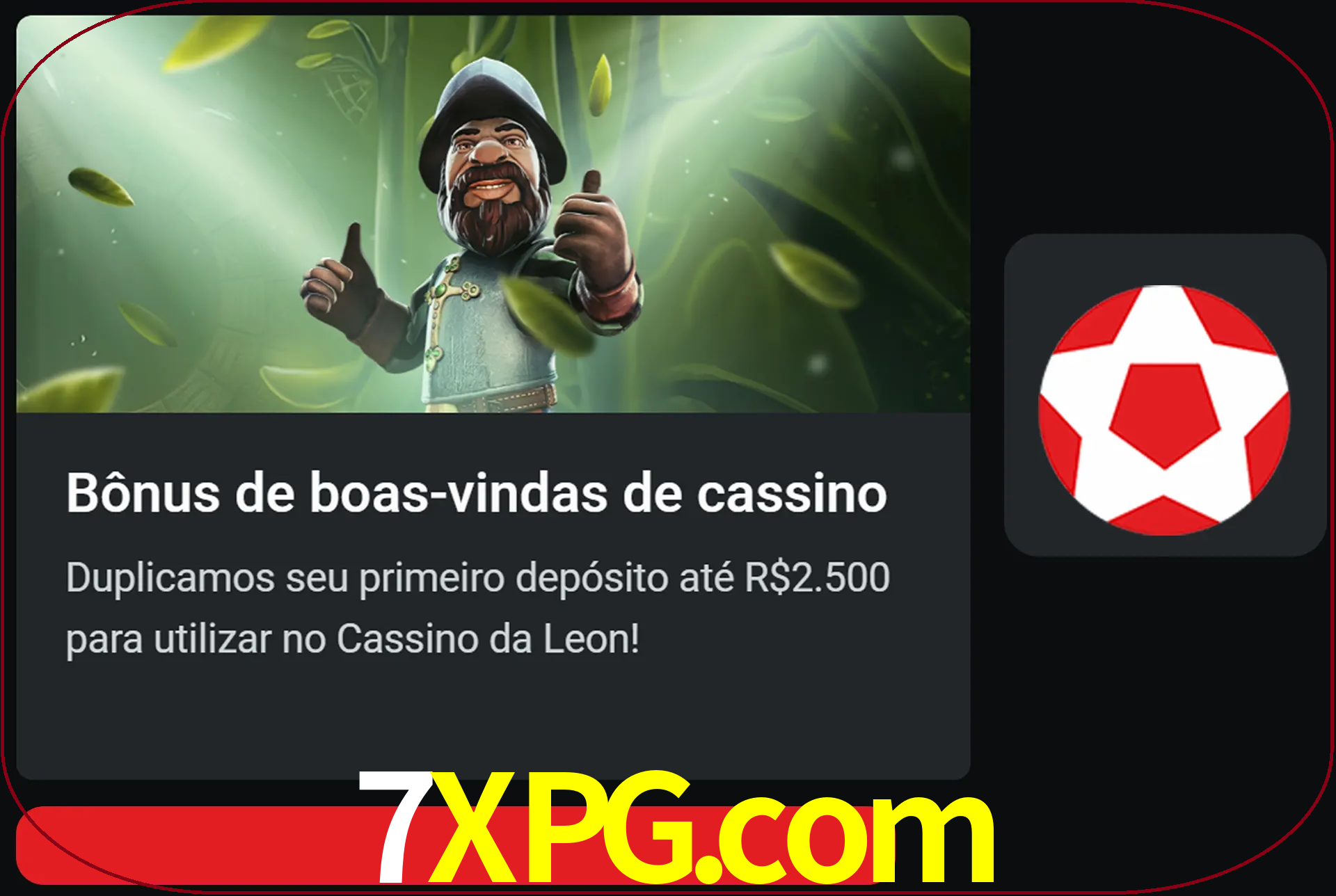 Receba seu dinheiro do bônus de boas-vindas após o primeiro depósito.
