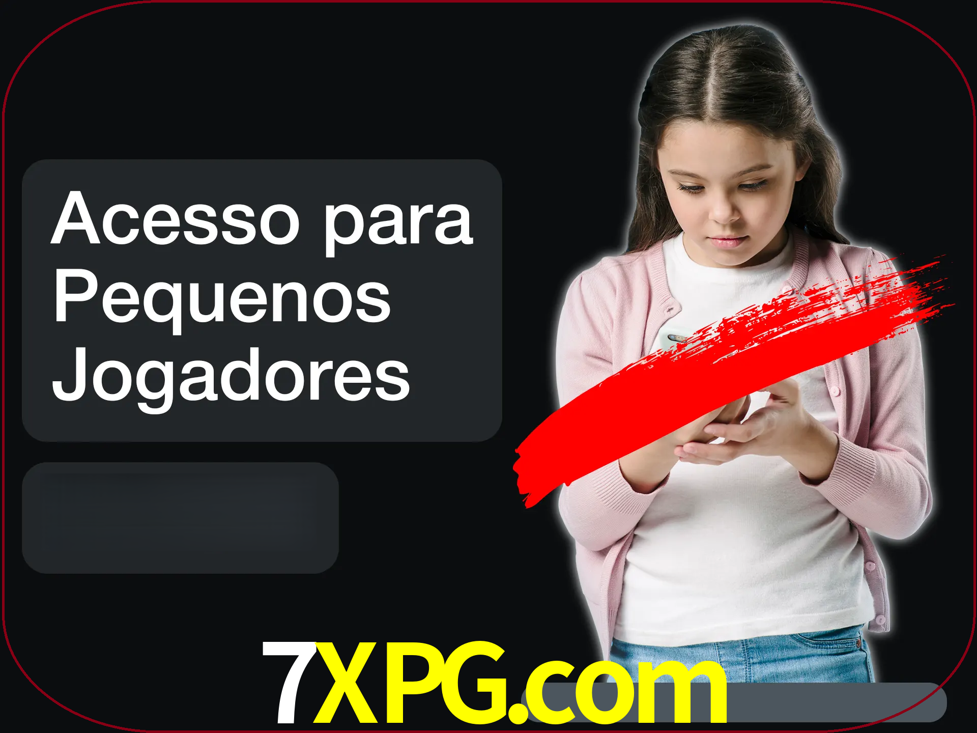 As crianças não podem jogar jogos de cassino.