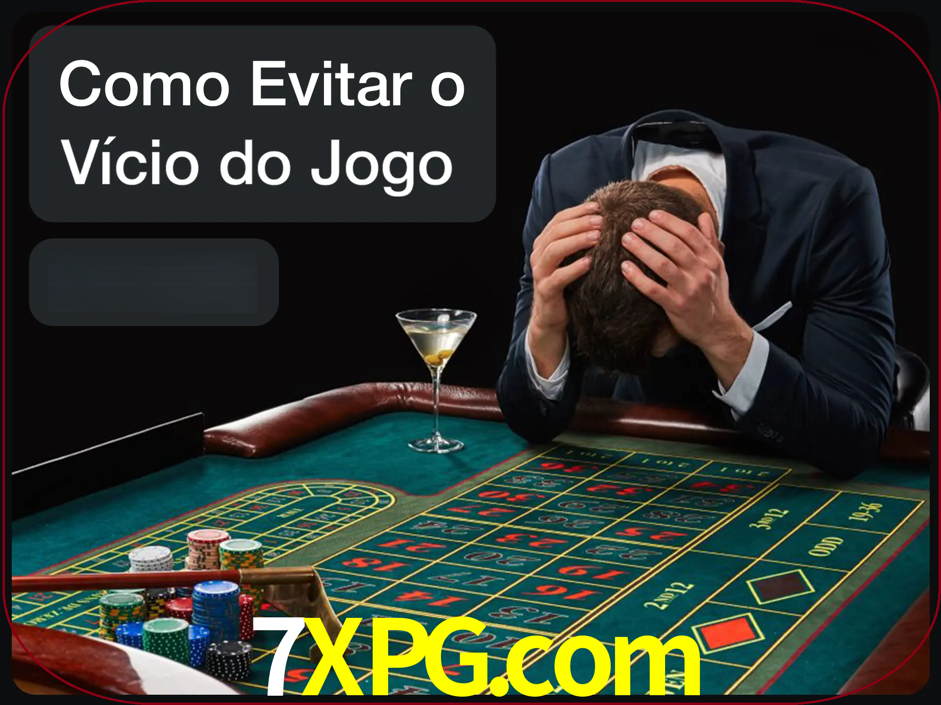 Você é responsável por cada uma de suas apostas.